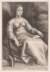 Melpomene, die Muse der Tragödie, aus Die Neun Musen