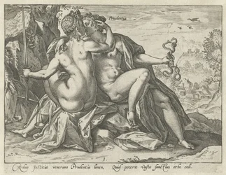 Gerechtigkeit und Vorsicht (Justitia / Prudentia)