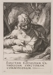 St. Jakobus der Jüngere, aus Christus, die Apostel und St. Paulus mit dem Glaubensbekenntnis