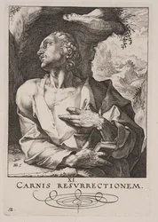 St. Judas Thaddäus, aus Christus, die Apostel und St. Paulus mit dem Glaubensbekenntnis