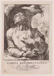 Der heilige Judas Thaddäus, aus Christus, die Apostel und St. Paulus mit dem Glaubensbekenntnis