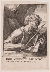 St. Thomas, aus Christus, die Apostel und St. Paulus mit dem Glaubensbekenntnis