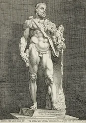Kaiser Commodus als Herkules