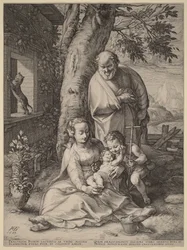 Die Heilige Familie mit dem Johannesknaben
