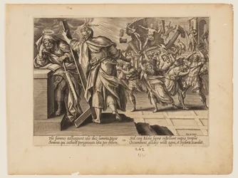 Das Martyrium von St. Simon und Judas Thaddäus, aus Das Martyrium Christi und der Apostel