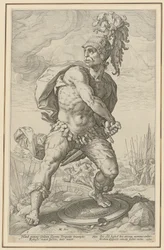 Titus Manlius Torquatus, Blatt 5 der Folge "Römische Helden"