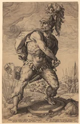 Titus Manlius Torquatus, Blatt 5 der Folge "Römische Helden"