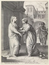 Heimsuchung, Maria und ihre Cousine Elisabet