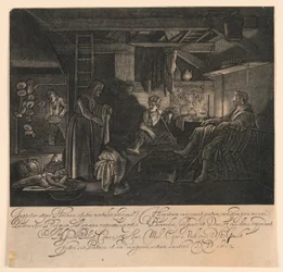 Jupiter und Merkur als Gäste von Philemon und Baucis
