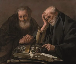 Demokrit und Heraklit, ca. 1619-20