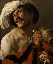 Der fröhliche Trinker, 1625