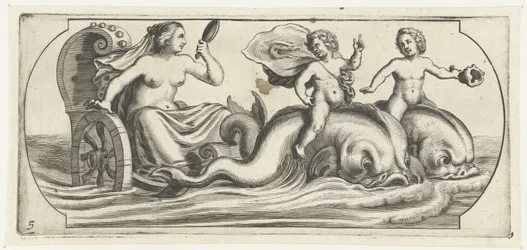 Amphitrite auf einem Streitwagen