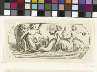 Amphitrite auf einem Streitwagen