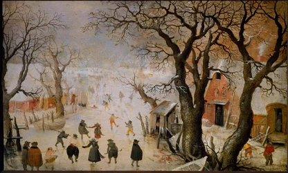 Winterlandschaft in den Niederlanden