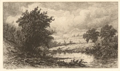 Bukolischer Teich