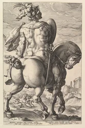 Titus Manlius, aus der Serie Die römischen Helden, 1586