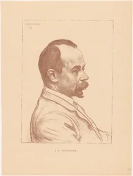 Porträt von Jacobus Gerardus Veldheer