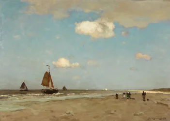 Strandszene, 1887