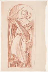 Judith. (Studie nach Skulptur)