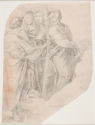 Studie nach Raphaels "Parnassus"