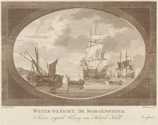 Schiffe auf ruhigem Wasser