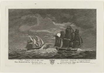 Sextroh jagt auf die Marianne, 1782