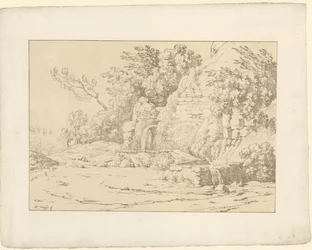 Felsen mit Becken