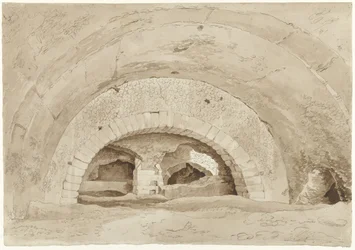 Sogenannte Ställe des Maecenas in Tivoli Gewölbe einer römischen Ruine