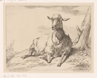 Liegende Ziege, Verschiedene Tiere (Serientitel)