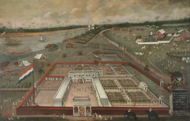 Der Handelsposten der Niederländischen Ostindien-Kompanie in Hooghly, Bengalen