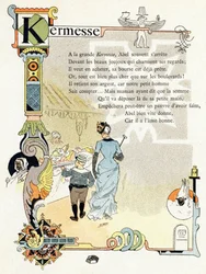 Illustration für "Alphabet der guten Beispiele", ca. 1890