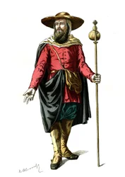 Der vorbeiziehende Pilger