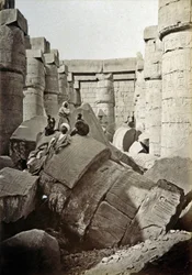 Karnak-Tempel, um 1900
