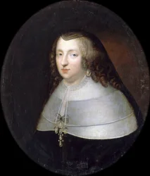 Porträt von Anne von Österreich 1601-1666
