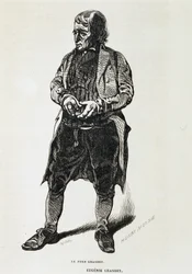Le père Grandet - in „Eugénie Grandet“ von Balzac, ill. Henri Monnier, Originalausgabe von 1843