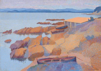Blick auf die Küste bei Antibes