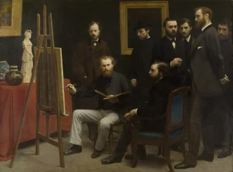 Ein Atelier in Les Batignolles