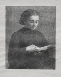 Lesen: Porträt der Schwester des Künstlers