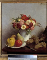 Blumen und Früchte