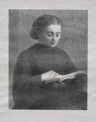 Lesen: Porträt der Schwester des Künstlers