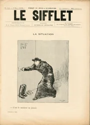Le Sifflet, Nummer 14, Satirique en N & B
