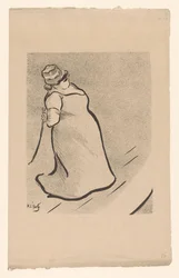 Porträt der Sängerin Jeanne Bloch