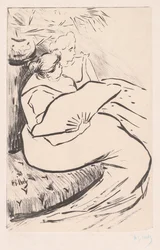 Sitzende Frau, ca. 1895-1900