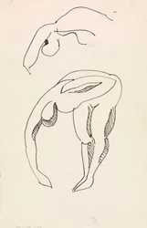Verbeugende Figur