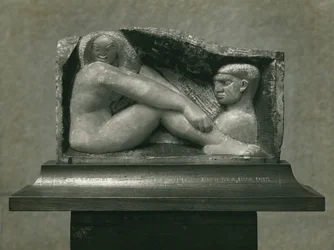Odaliske (Mann und Frau) 1912-13 (Alabaster)