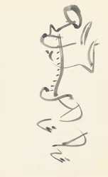 Studie für "Roter Steintänzer", 1914