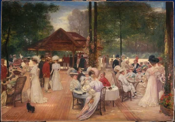 Der Kreis der Île de Puteaux, um 1907