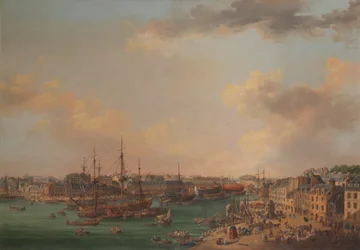 Der äußere Hafen von Brest, 1773