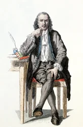 Pierre Corneille (1606-1684) gezeichnet von Geoffroy