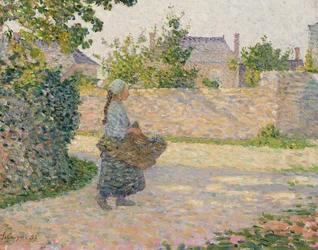 Bäuerin kehrt ins Dorf zurück, 1893